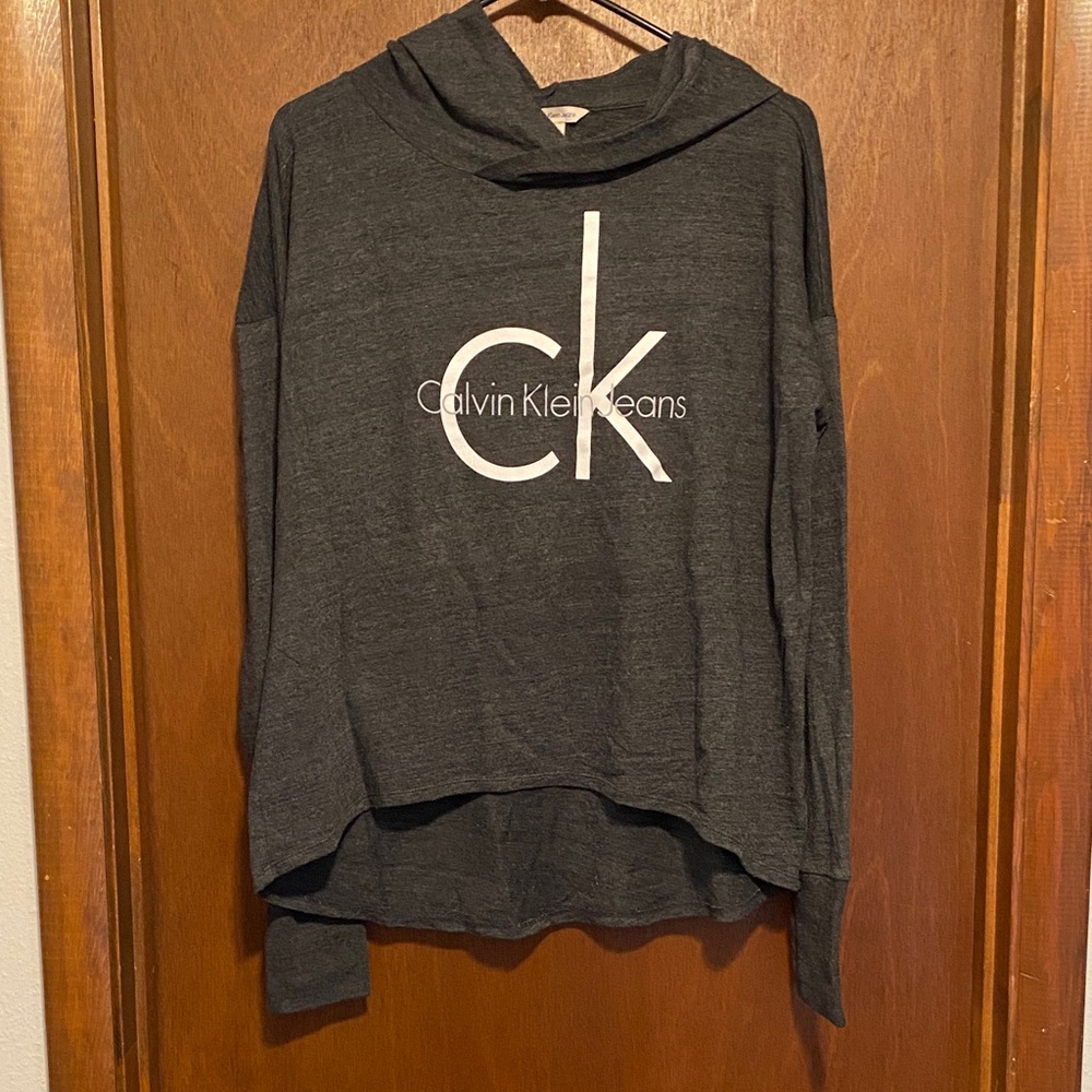 Calvin Klein Jeans Charcoal Hoodie